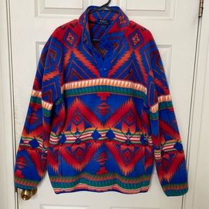 Polo Ralph Lauren Southwest Aztec pullover performance fleece